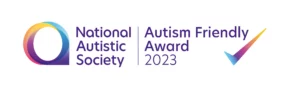 National Autistic Society: Autism Friendly award 2023 logo